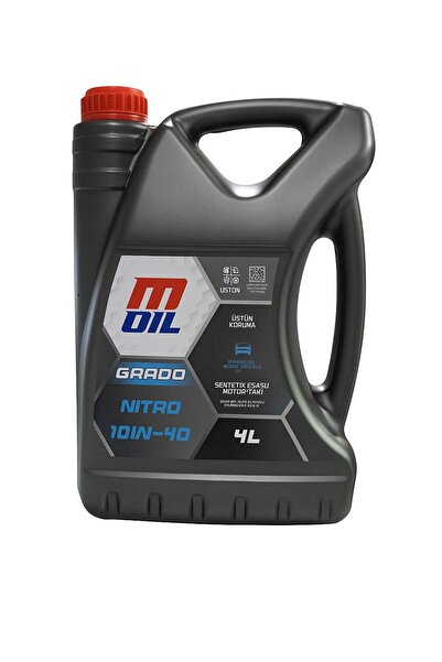 Moil M Oil Grado Nitro 10w-40 Motor Yağı 4 Lt (ÜT:09/2025)