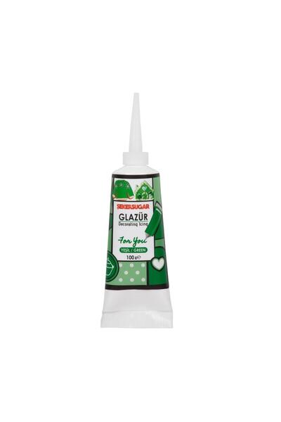 ŞEKER & SUGAR GLAZÜR YEŞİL 100 GR