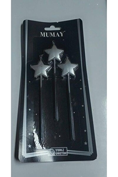 enc Mum Yıldız 3 Lü Gümüş