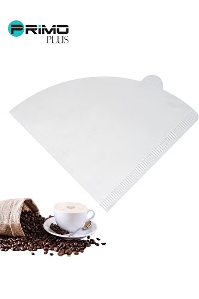Primo Plus 100 Piece Coffee Paper Filter V60 Size 02 White