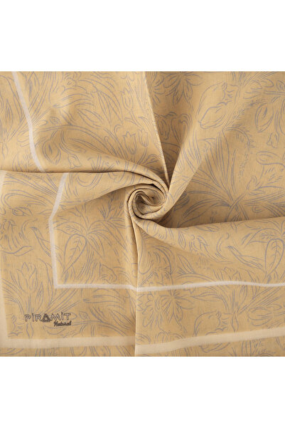 PİRAMİT Natural Patterned Scarf
