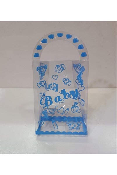 enc Kutu Asetat 10 Lu Baby Mavi 7x10cm