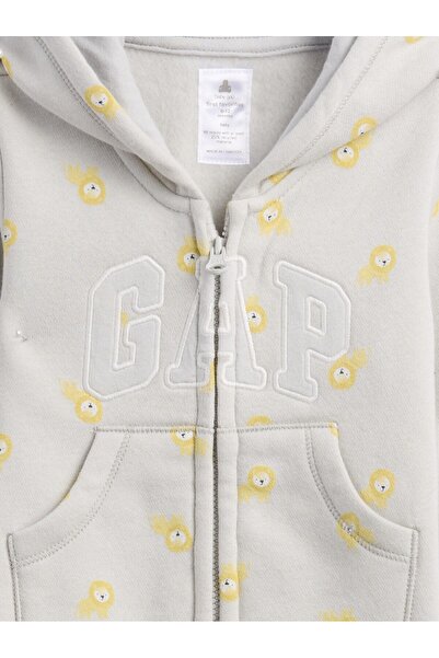 GAP Bebek Açık Lila Logo Desenli Tulum