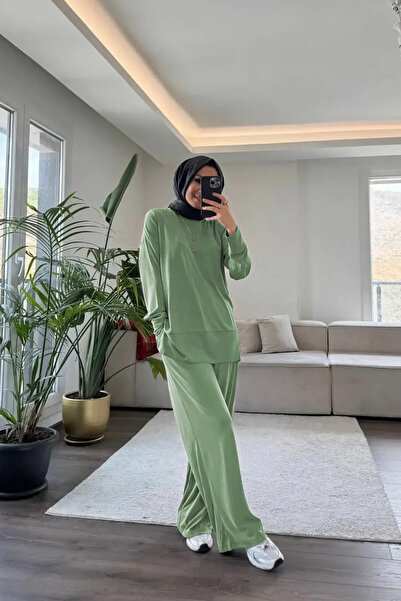 Suede Style 5715 - Stylish Comfortable Single Jersey Knitted Casual Women's Set