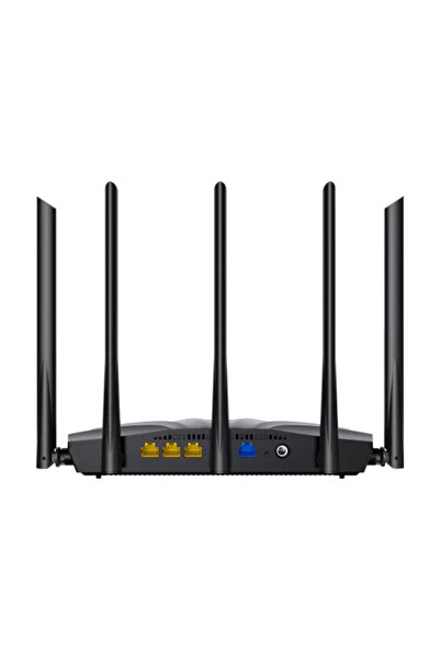 Tenda Router Wi-Fi 6, DualBand 2.4Ghz/5GHz, 300+1201Mbps, 5x6dBi, 4 porturi Gigabit - TND-RX2-PRO