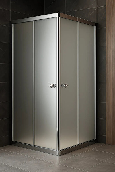 Durul Duşakabin 80x110 Dikdörtgen Buzlu Cam