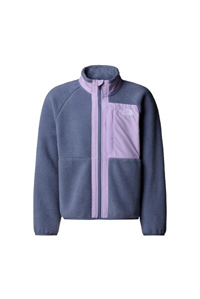 THE NORTH FACE F0A8AZHDIN1-R G Yumıorı Full Zıp Jacket Çocuk Ceket Mor
