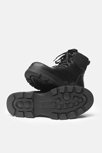 Mio Gusto Dámské šněrovací boty Frieda černé barvy