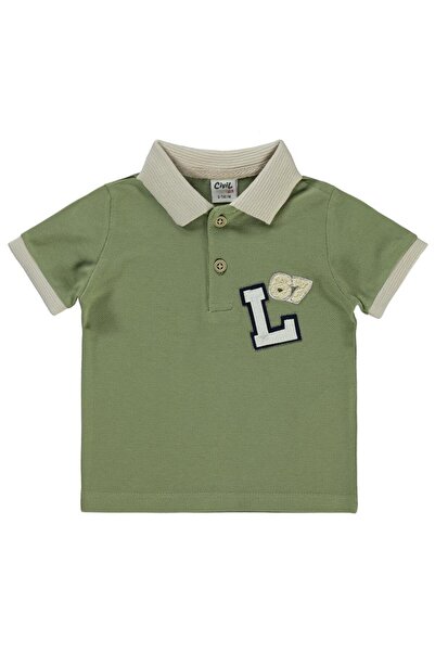 Civil Baby Harf Nakışlı 6-18 Ay Tişört - Yeşil 18-24 Ay