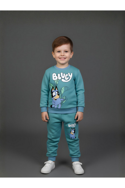 MİLANO KİDS Children's Lower Upper Seasonal Bluey Set