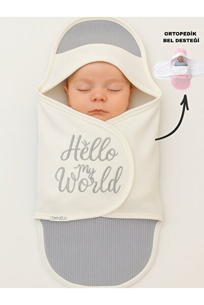 Tomuycuk بطانية للأطفال الرضع من الجنسين - كيس نوم 100% قطن طبي 0-9 أشهر