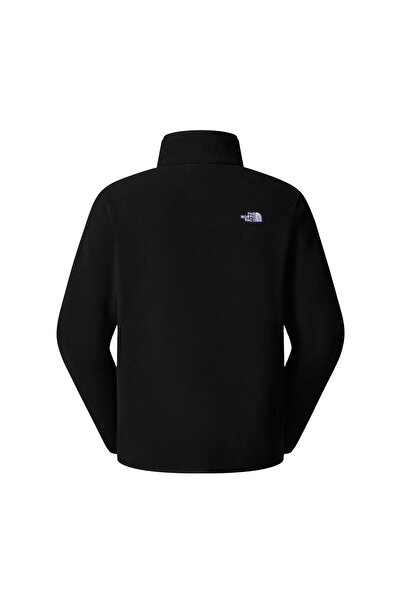 THE NORTH FACE F0A8D0QJK31-R M Glacıer Fleece 1-4 Zıp Jacket Erkek Ceket Siyah