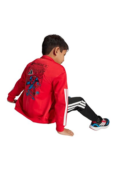 adidas JM0809-C Marvel Spider-Man &amp;Ccedil;ocuk Eşofman Takımı Kırmızı