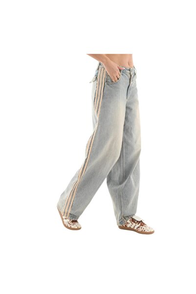 adidas JY2868-K P Ess Denım Pnt Kadın Pantolon Mavi