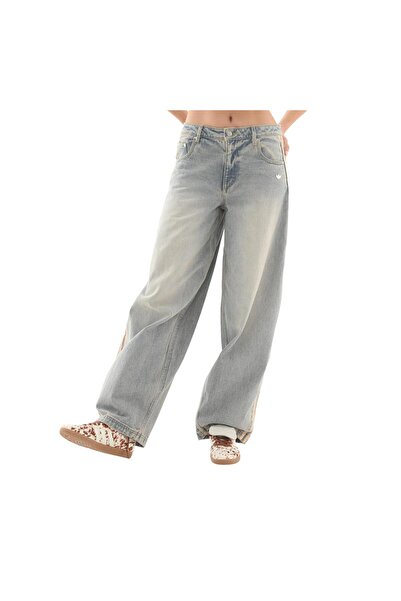 adidas JY2868-K P Ess Denım Pnt Kadın Pantolon Mavi