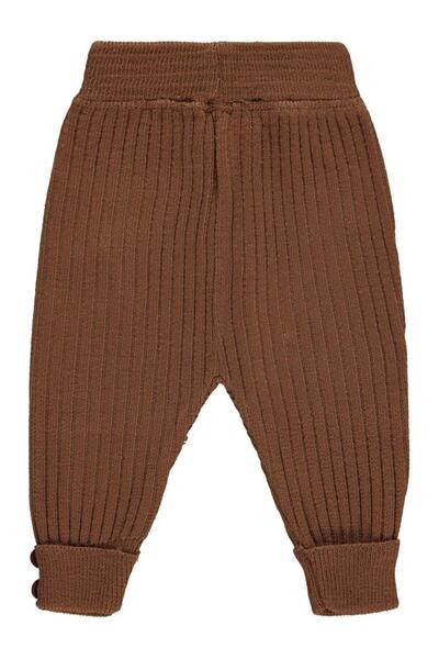 Civil Baby Basic Fitilli 3-12 Ay Eşofman Altı - Kahverengi 9-12 Ay