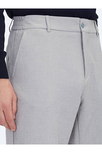 Kip Gray Woven Jogging Fit Casual Trousers