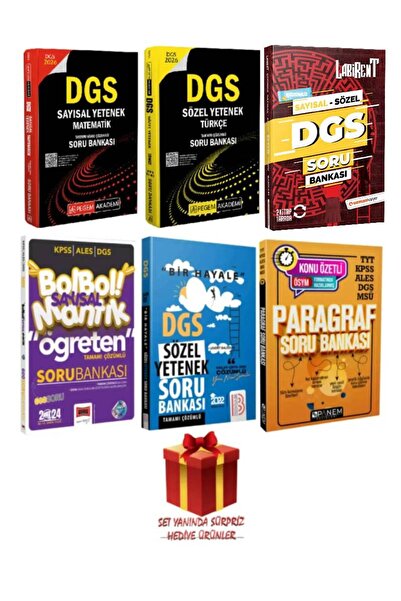 Pegem Akademi Yayıncılık 2026 DGS Sayısal Sözel Yetenek Soru Bankası+ Paragra...