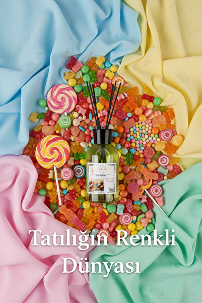 Elegance vip Perfume Şekerli Sakız Reed Diffuser Bambu Çubuklu Oda Kokusu (11...
