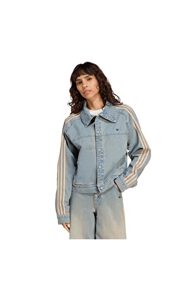 adidas JY2872-K P Ess Denım Jkt Kadın Ceket Mavi