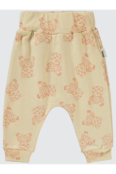 Civil Baby Natural Bear Printed 6-18 Single Bottom Baby - Orange 6-9 Months