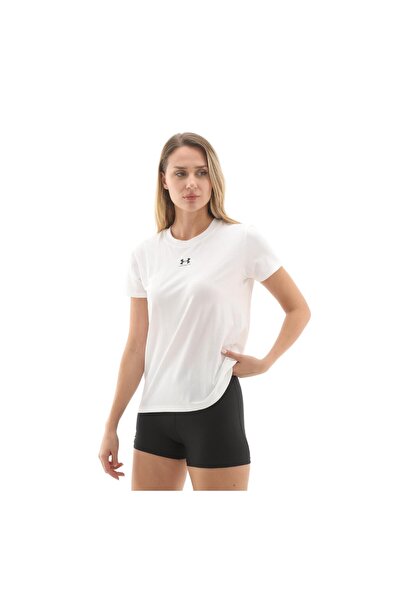 Under Armour Campus Core Γυναικείο T-Shirt με λευκό στρογγυλό λαιμό