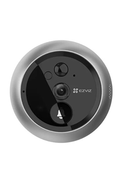 EZVIZ Smart electronic viewfinder, Wi-Fi, FullHD, 4.3 inch, doorbell, 4600mAh, Silver - CS-DP2C-Silver