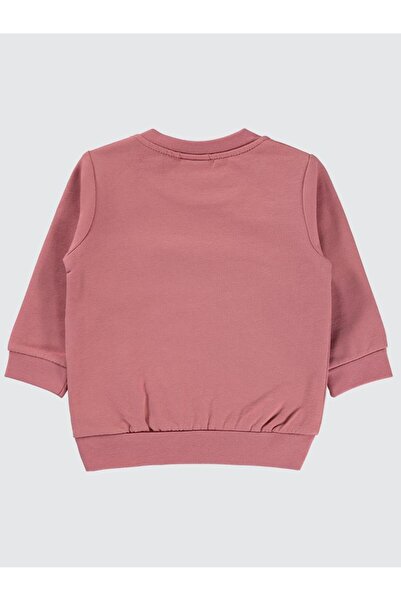 Civil Baby Düz Basic 6-18 Ay Sweatshirt - Pembe 9-12 Ay