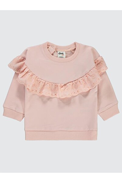 Civil Baby Fistolu 6-18 Ay Sweatshirt - Pudra 12-18 Ay