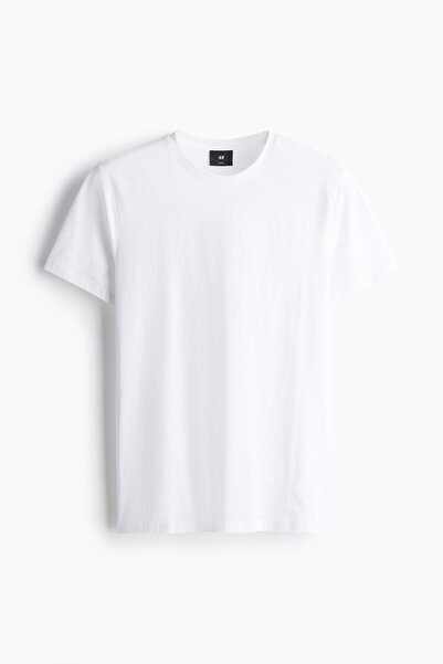 H&M Slim Fit Pima Pamuklu Tişört