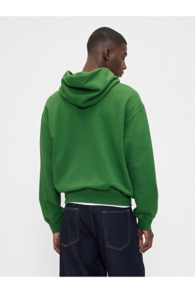 GAP Erkek Yeşil Heavyweight 1969 Logo Sweatshirt