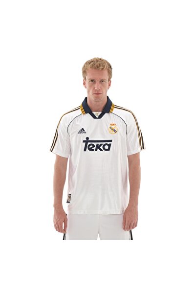 adidas JJ3801-E Real Madrid 99-00 Home Erkek Forma Beyaz