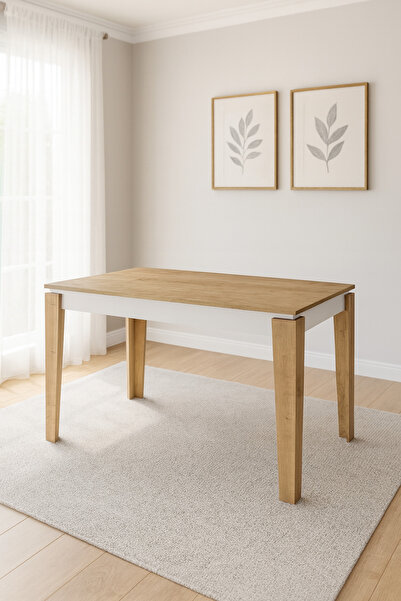 Atolye Casa 80x140cm Meşe Açılır Mutfak Masası Cunda Model