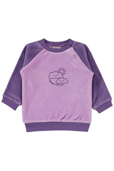 Civil Baby Bulut Printed 6-18 Months Sweatshirt - Lilac 12-18 Months