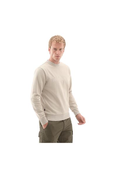 Timberland B0A6VG6CY21-R Ανδρικό φούτερ Hampthon Crew Neck Σαπούνι Καφέ