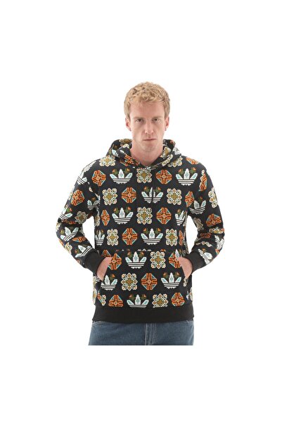 adidas Jw1085-E Graphic Lo Hd Men's Sweatshirt Black
