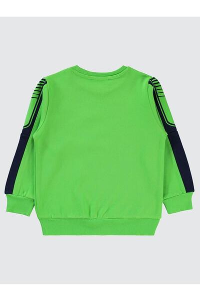 Civil Boys Erkek Çocuk Sweatshirt 2-5 Yaş Limon Yeşili
