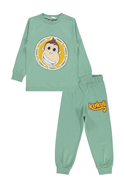 Civil Boys Boy's Pajama Set 2-5 Years Soft Khaki