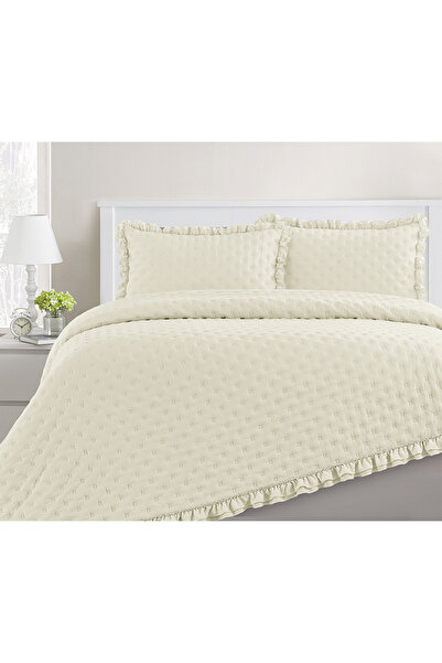Kunzita Home Suha Nafreen Beige Bedspread