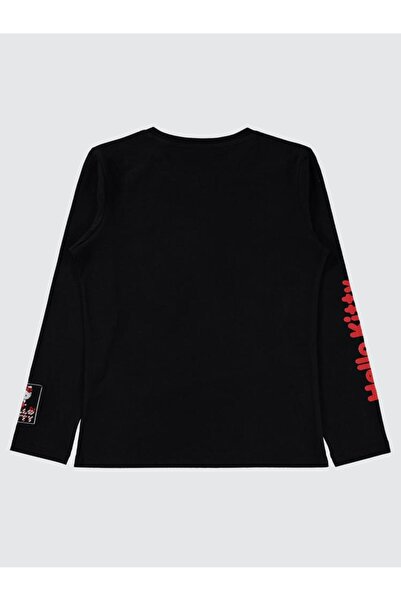 Civil Girls Hanorac Hello Kitty pentru 10-13 ani - Negru 12-13 ani