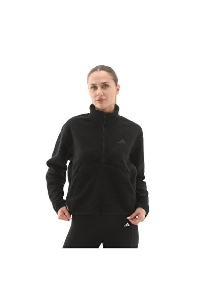 adidas JM8444-K W Ct Fleece Hz Kadın Ceket Siyah