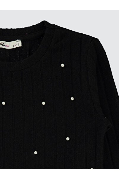 Civil Girls İncili 6-9 Yaş Sweatshirt - Siyah8-9 Yaş