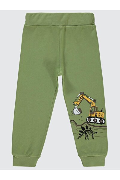 Civil Boys Kepçe Printed 2-5 Years Old Sweatpants - Khaki 3-4 Years Old