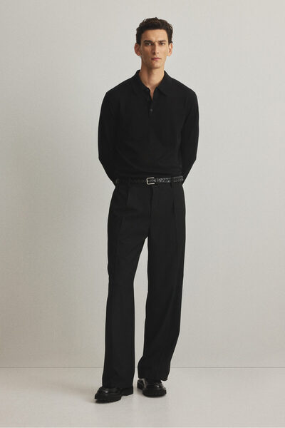 H&M Yün Polo Üst Regular Fit