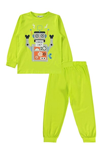 Civil Boys Boy's Pajama Set 2-5 Years Lemon Yellow
