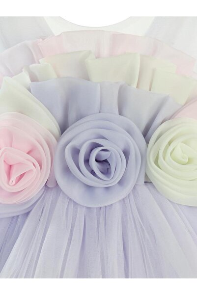 Civil Girls 2-5 Yaş Abiye - Lila 5-6 Yaş