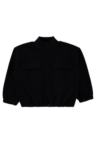 Civil Girls Sa džepovima Dukserica za 6-9 godina - Crna 6-7 godina