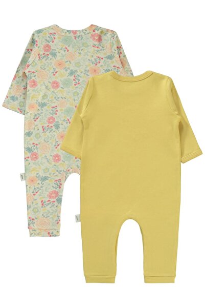 Civil Baby 3-9 Months Baby Girl Mustard Jumpsuit Set of 2