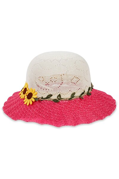 Kitti Civil Girls 6-9 Years Old Girls' Mercerized Hat - Fusya Standard