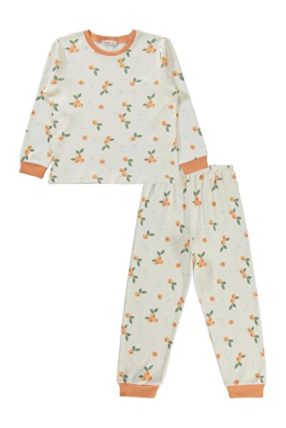 Civil Girls 6-9 Years Old Girl's Pajama Set - Light Salmon